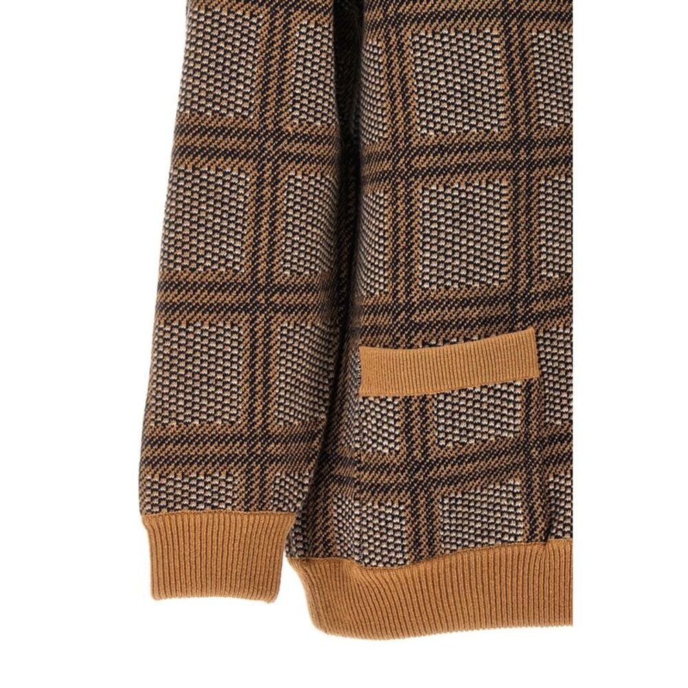 Gucci Women Check And 'Gg' Reversible Cardigan - Picture 6 of 6